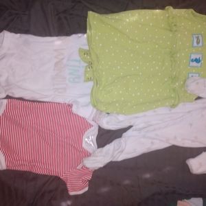 4 set baby girls clothes 0-6m